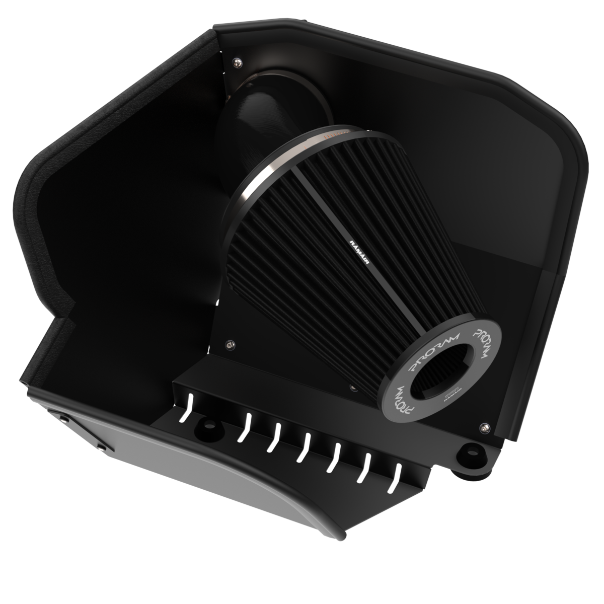 Volkswagen Atlas Performance Air Intake - Ramair - Heat Shield + Pleated Filter + Velocity Stack - Black - 3.6 FSI VR6 - 2016+
