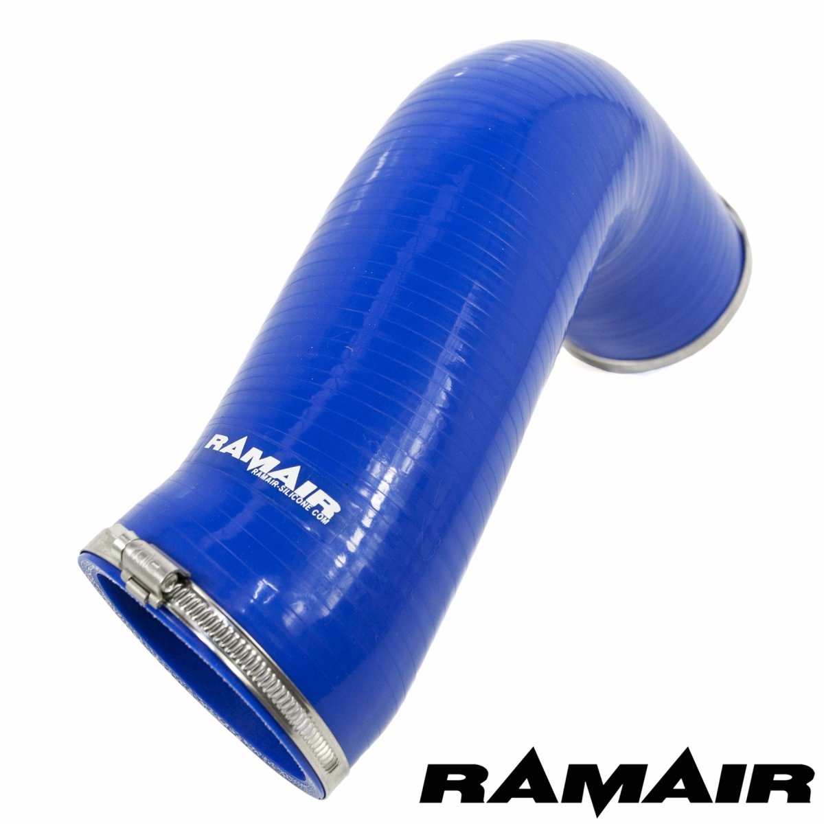 Volkswagen Golf Silicone Intake Hose - Ramair - RIP-007, Multi-ply Silicone, Includes W2 Stainless Clamps - Blue - 2.0 TSI
