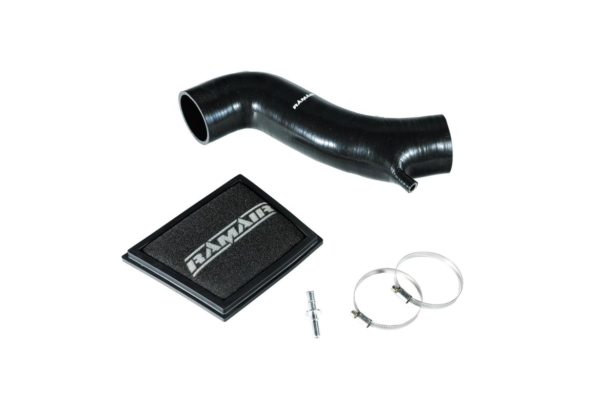 Ford Fiesta ST Performance Air Intake - Ramair - Twin-Layer Foam Panel + Silicone Intake Hose (MAF-Safe) - Black - 1.6L EcoBoost