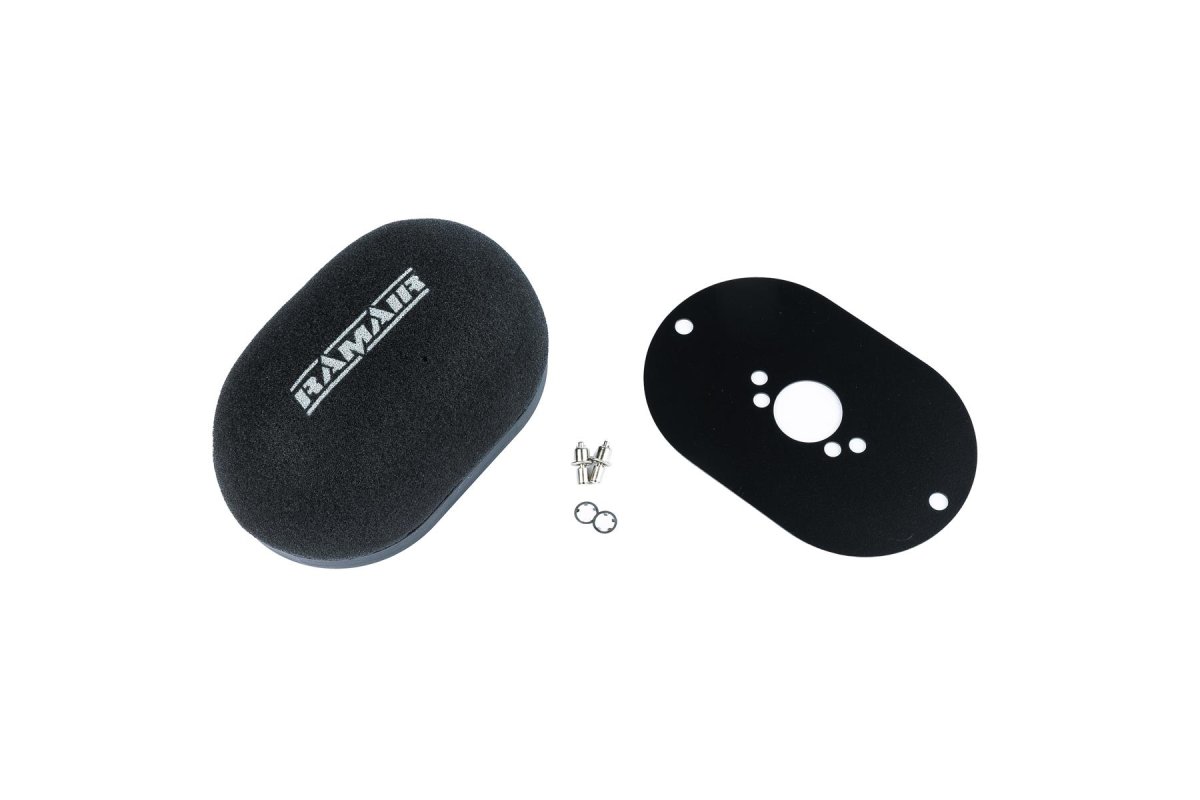 Carburetor Air Filter Kit - Ramair - Black