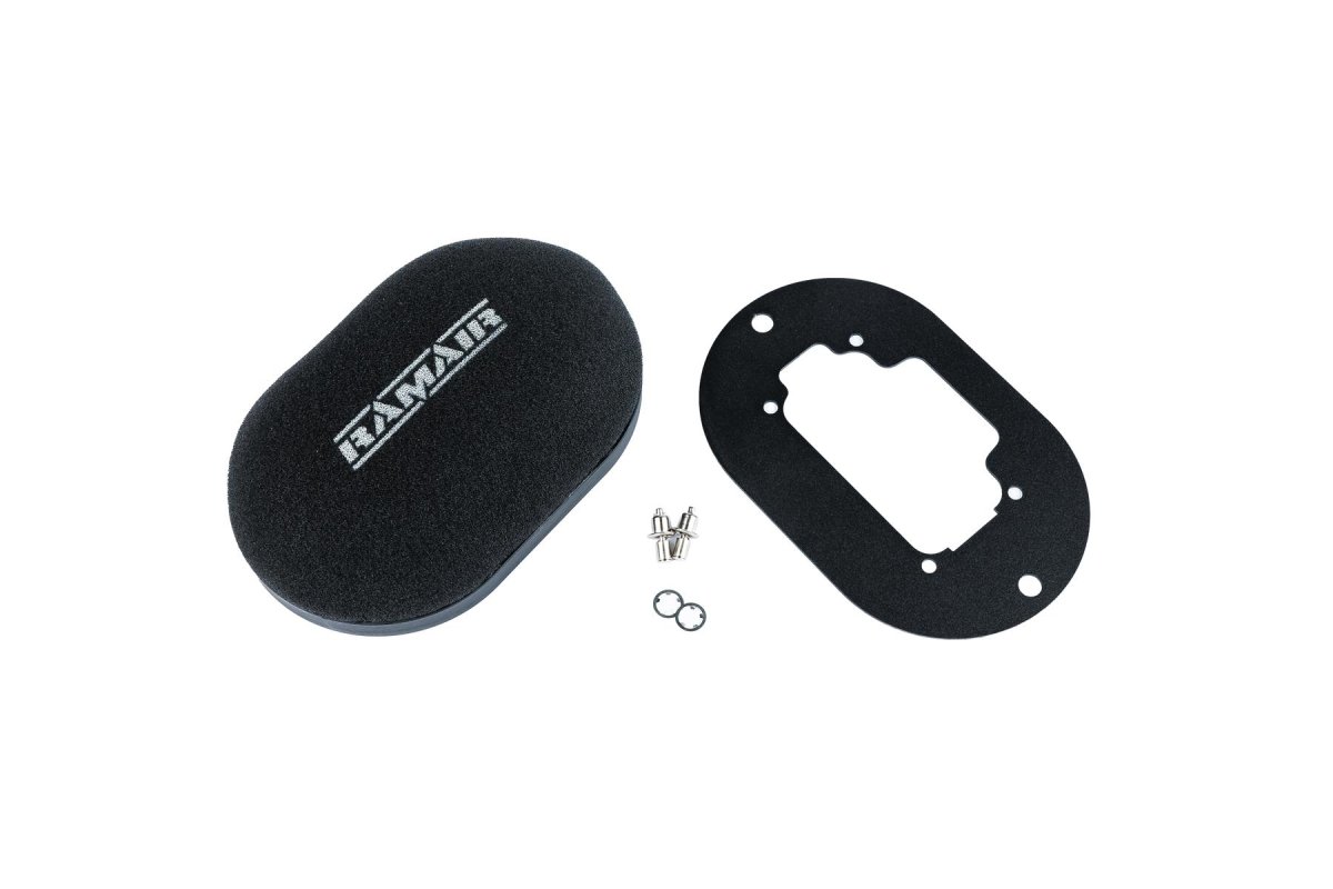 Carburetor Air Filter Kit - Ramair - Black