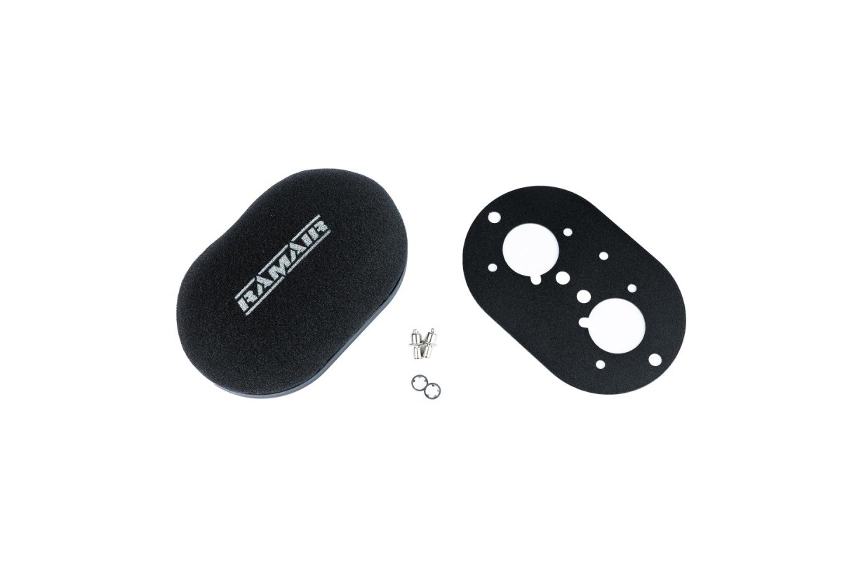 Carburetor Air Filter Kit - Ramair - Black
