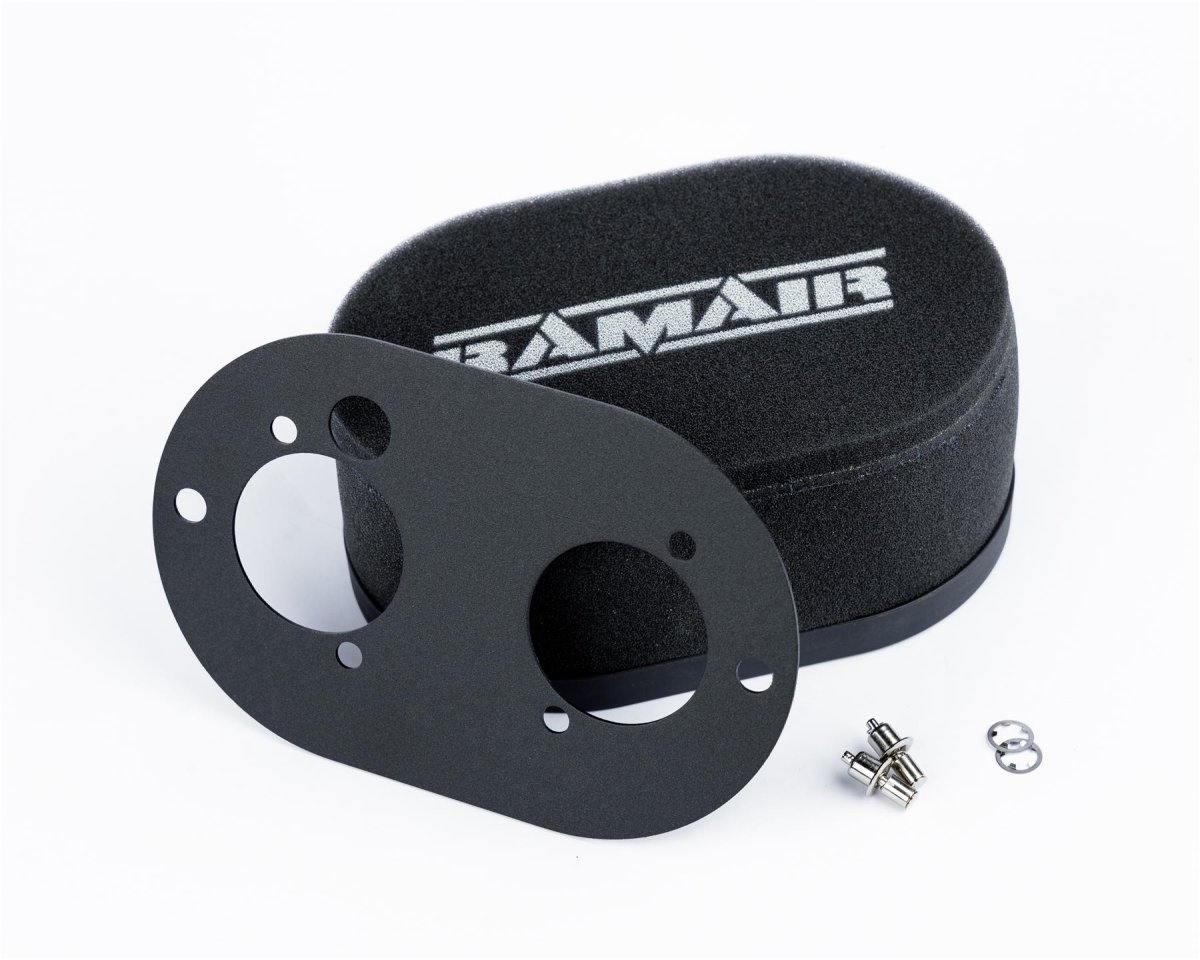 Foam Air Filter with Baseplate - Ramair - Black