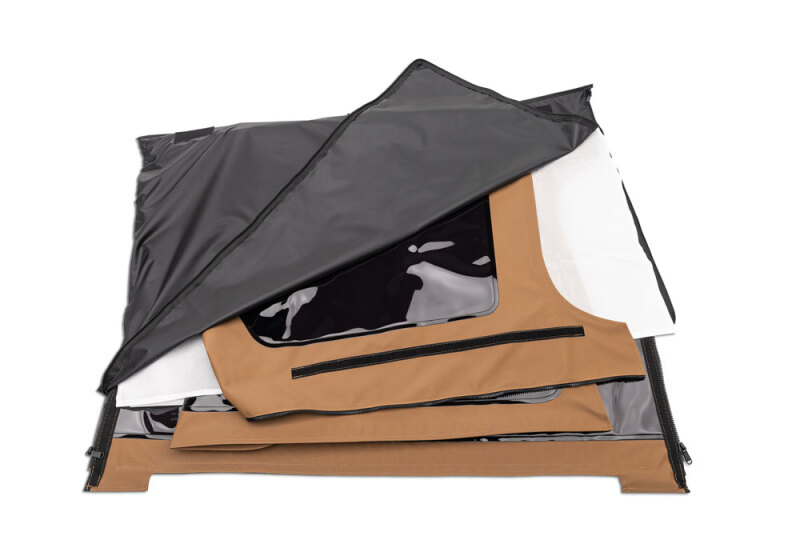 Jeep Wrangler Frameless Soft Top - Rampage - All Inclusive Frameless All Season Dual Top System - Spice - `97-`06