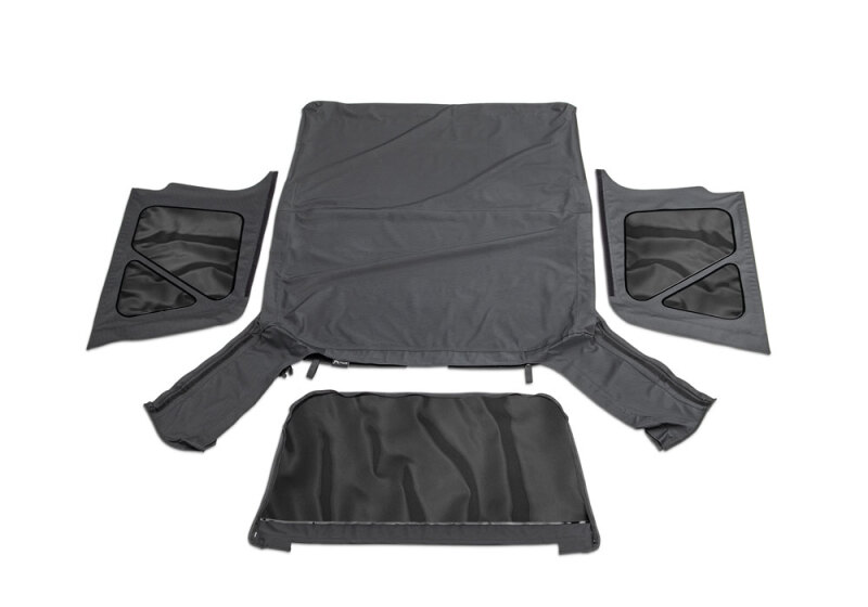 Jeep Wrangler Replacement Soft Top - Rampage - Factory Replacement - Black Diamond - `97-`06