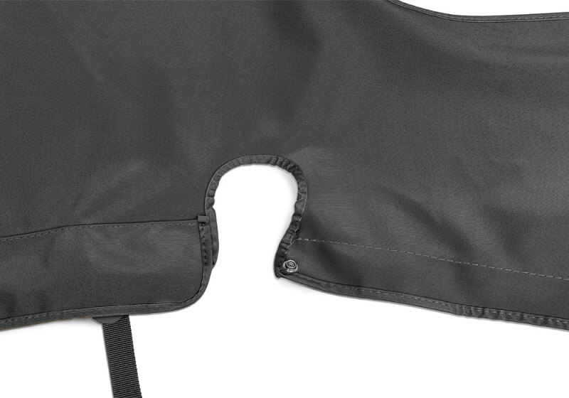 Jeep Wrangler Tonneau Cover - Rampage - Soft Top - Black Denim - `97-`02