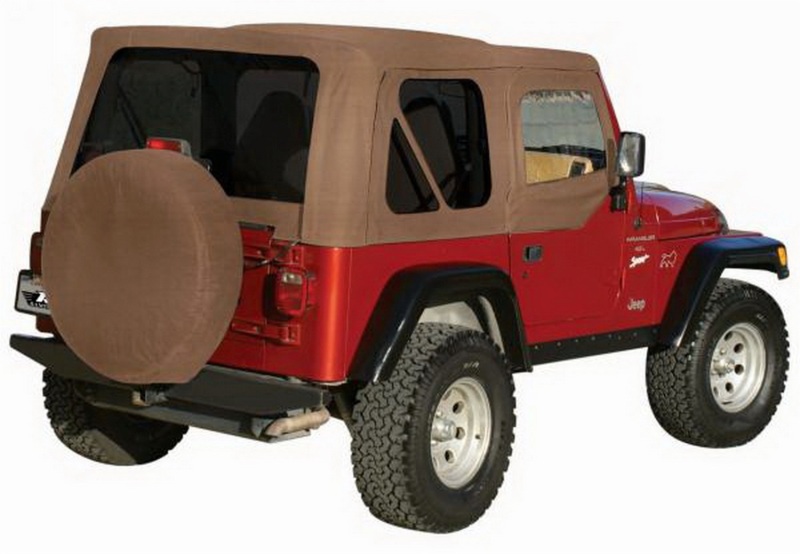 Jeep Wrangler TJ Soft Top - Rampage - OEM Replacement - Spice - `97-`06