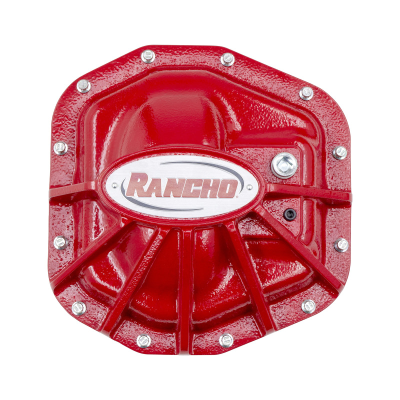 Jeep Gladiator Differential Cover - Rancho - rockGEAR, Dana 44 - Red - `20-`27