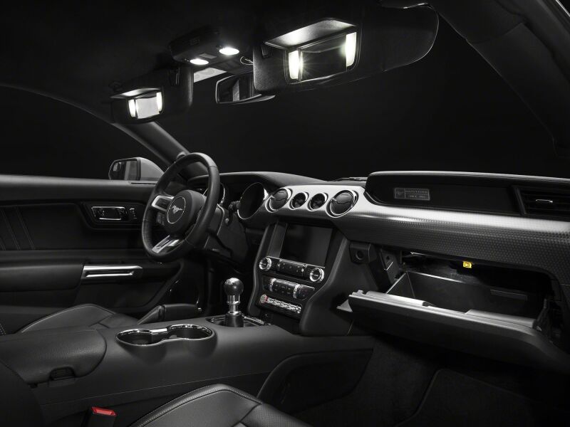 Ford Mustang Interior LED Lighting Kit - Raxiom - Axial Series Stage 2 - Cool White - `15-`23
