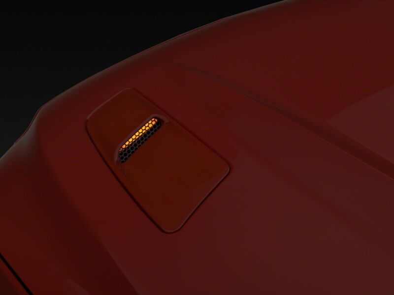 Ford Mustang GT Turn Signal Kit - Hood Mount - Raxiom - Axial Series - Amber - `15-`17