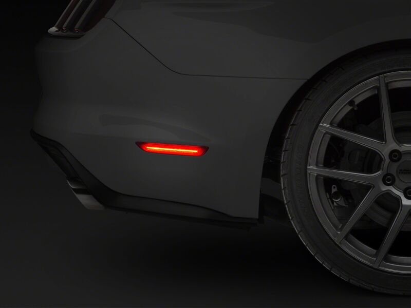 Ford Mustang Side Marker Lights - Rear - Raxiom - Axial Series LED - Red - `15-`23