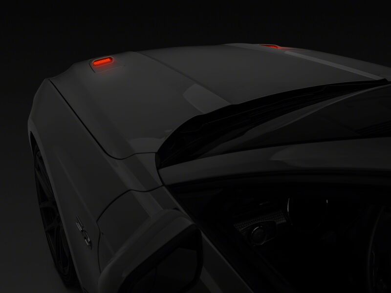 Ford Mustang Turn Signal Kit - Hood Mount - Raxiom - Axial Series - Red - `15-`17