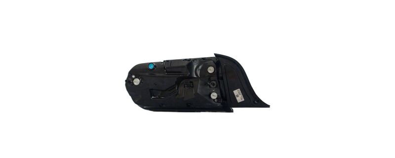Ford Mustang LED Taillights - Raxiom - Euro Style - Gloss Black Housing, Red Lens - `15-`23