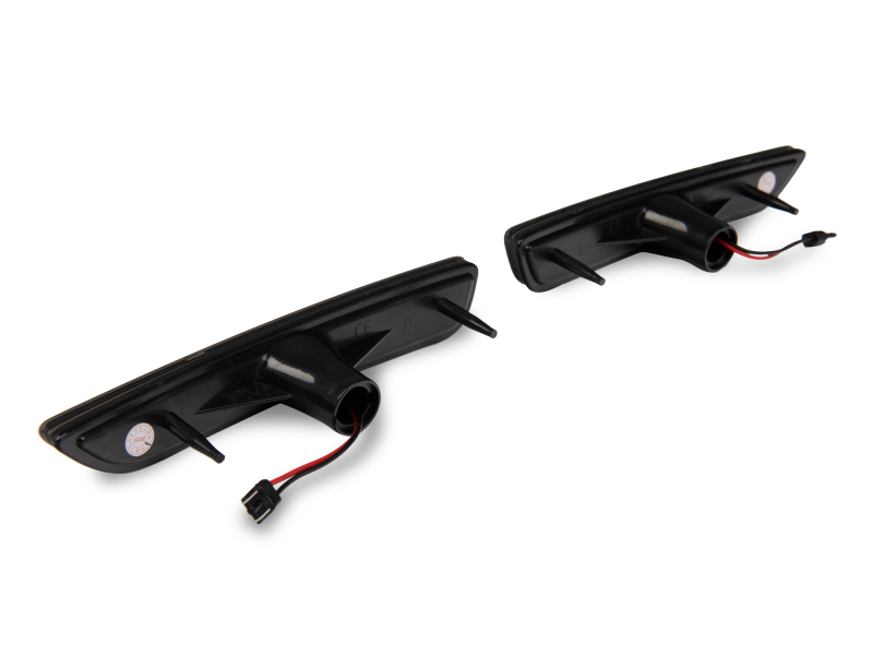 Ford Mustang Side Marker Lights - Front + Rear - Raxiom - Axial Series LED - Smoked - `10-`14