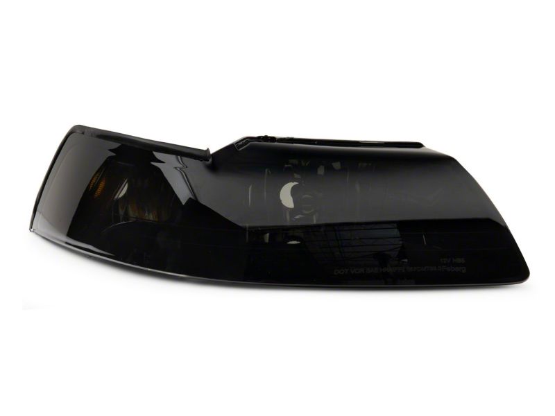 Ford Mustang LED Headlights - Raxiom - Axial Series OEM Style - Black Housing, Smoked Lens - `99-`04