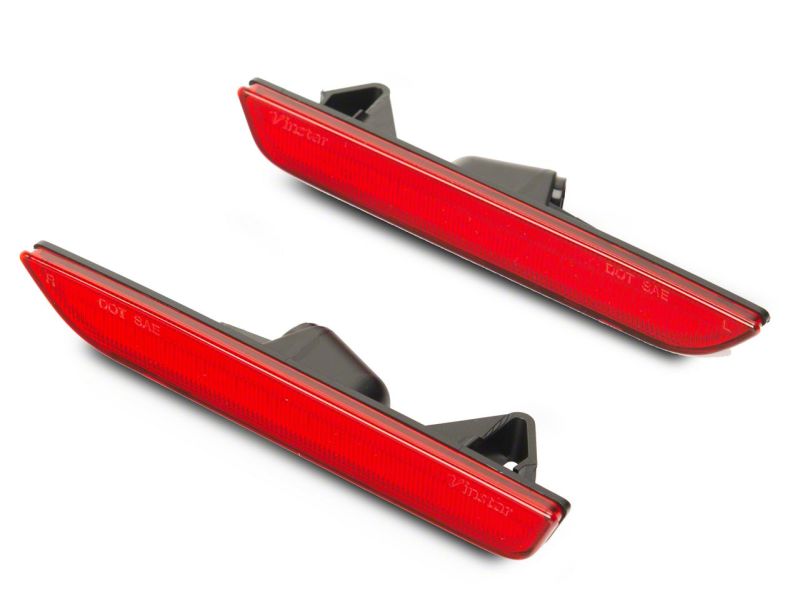 Ford Mustang Rear Marker Lights - Raxiom - Axial Series LED - Red - `10-`14