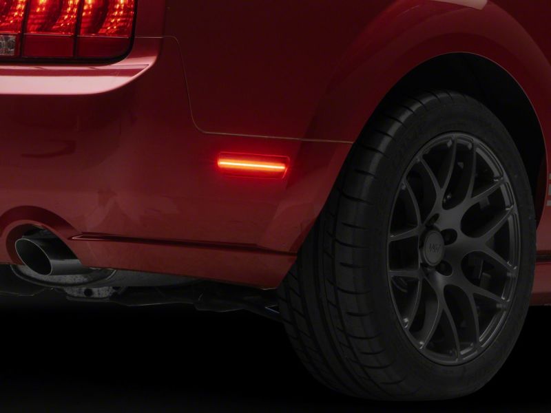Ford Mustang Side Markers - Rear - Raxiom - Axial Series LED - Red - `05-`09