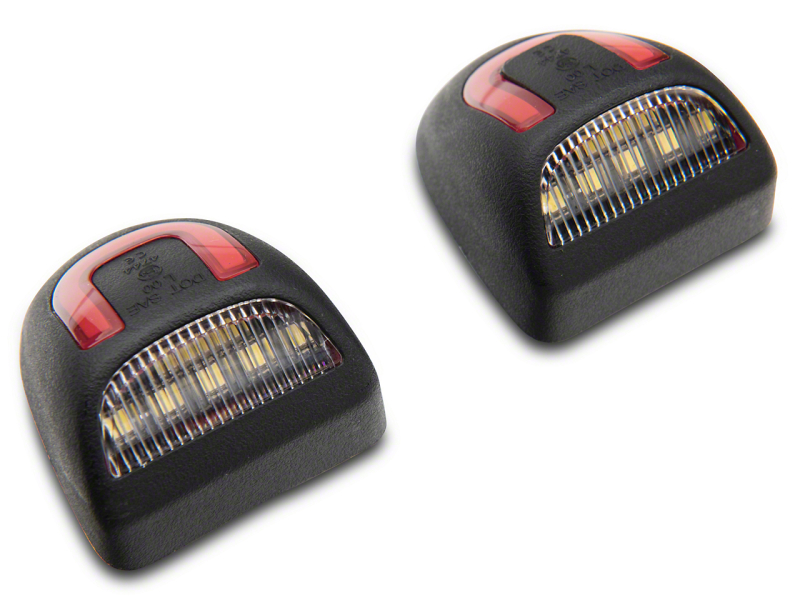 GMC Sierra License Plate Bulbs - Driver and Passenger Side - Raxiom - Axial Series LED - `01-`13