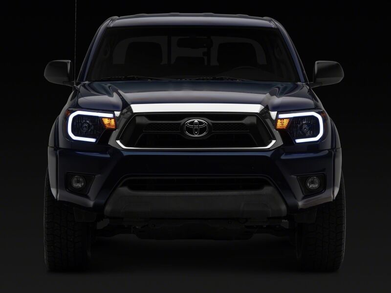 Toyota Tacoma LED Headlights - Raxiom - Axial Series with Seq LED Bar - Black - `12-`15