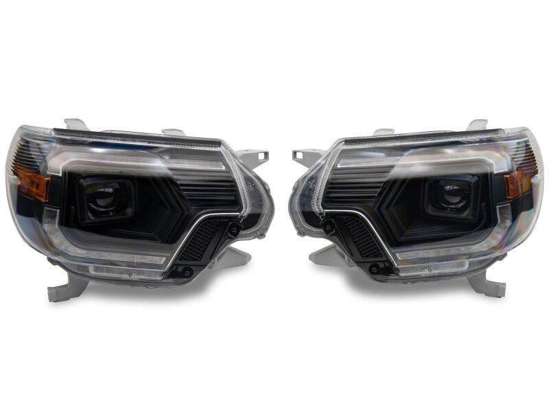 Toyota Tacoma LED Headlights - Raxiom - Axial Series Switchback Projector - Black - `12-`15