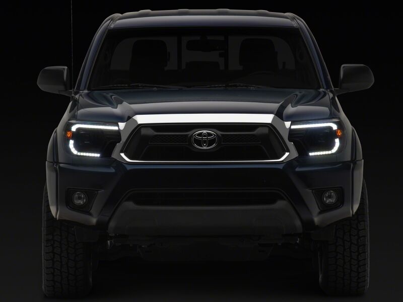 Toyota Tacoma LED Headlights - Raxiom - Axial Series Switchback Projector - Black - `12-`15