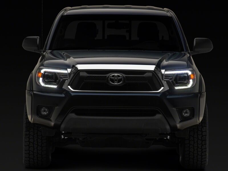 Toyota Tacoma LED Headlights - Raxiom - Switchback Projector - Chrome - `12-`15