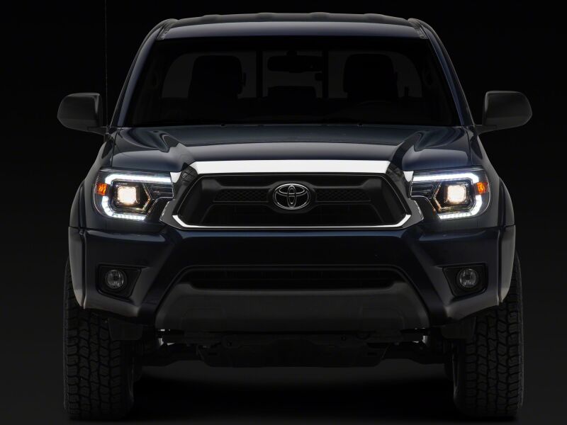 Toyota Tacoma LED Headlights - Raxiom - Switchback Projector - Chrome - `12-`15