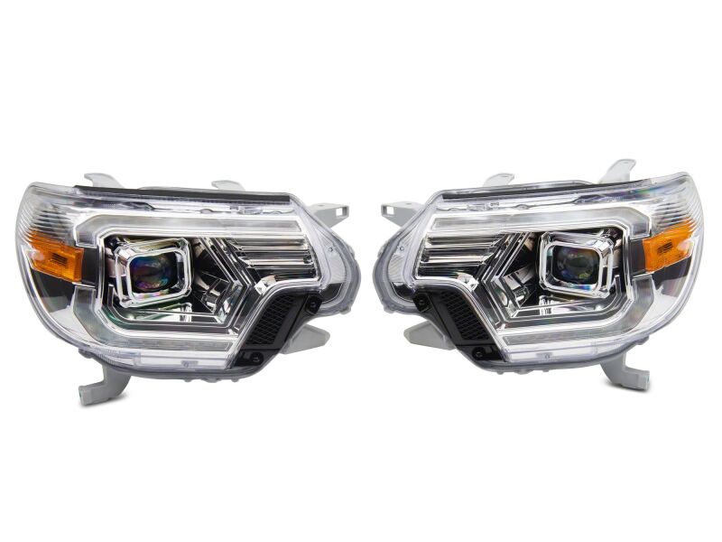 Toyota Tacoma LED Headlights - Raxiom - Switchback Projector - Chrome - `12-`15