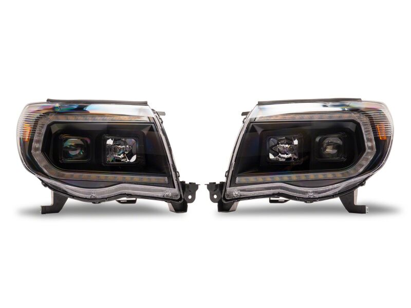 Toyota Tacoma LED Headlights - Raxiom - Switchback Projector - Black - `05-`11