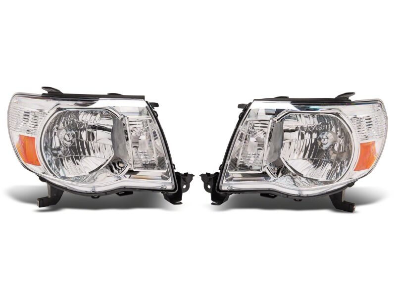 Toyota Tacoma LED Headlights - Raxiom - Axial Series OE Replacement - Chrome - `05-`11
