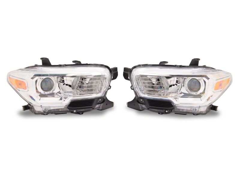 Toyota Tacoma LED Headlights - Raxiom - Axial Series OE Replacement - Chrome - `16-`23
