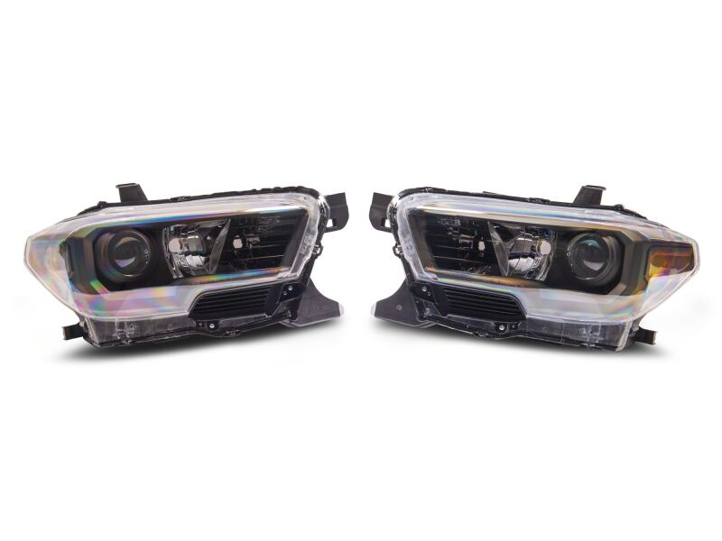 Toyota Tacoma LED Headlights - Raxiom - Axial Series OE Replacement - Black Housing - Clear Lens - `16-`23