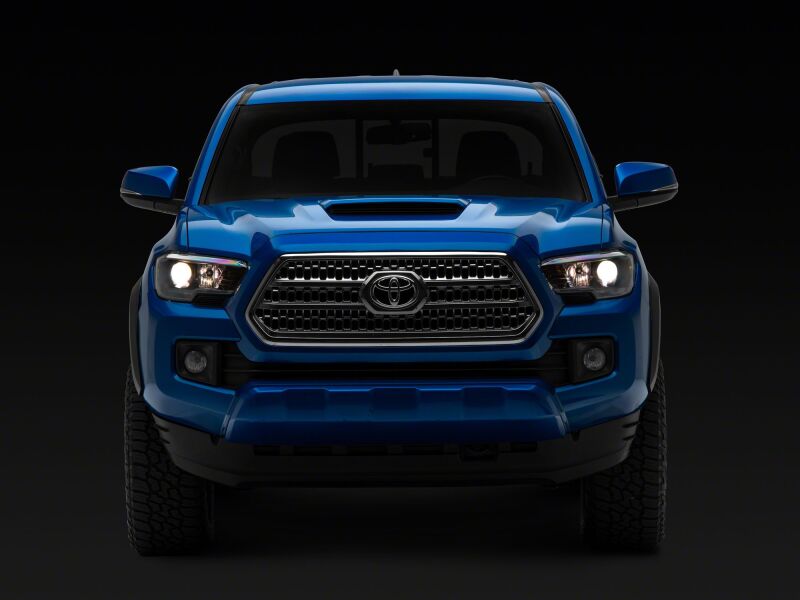 Toyota Tacoma LED Headlights - Raxiom - Axial Series OE Replacement - Black Housing - Clear Lens - `16-`23
