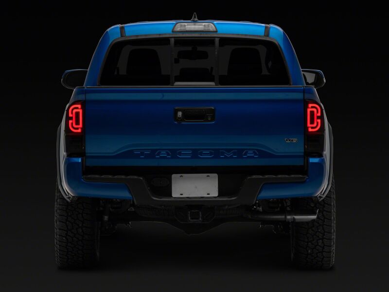 Toyota Tacoma LED Taillights - Raxiom - XW Series Sequential - Black Housing/ Smoked Lens - `16-`23