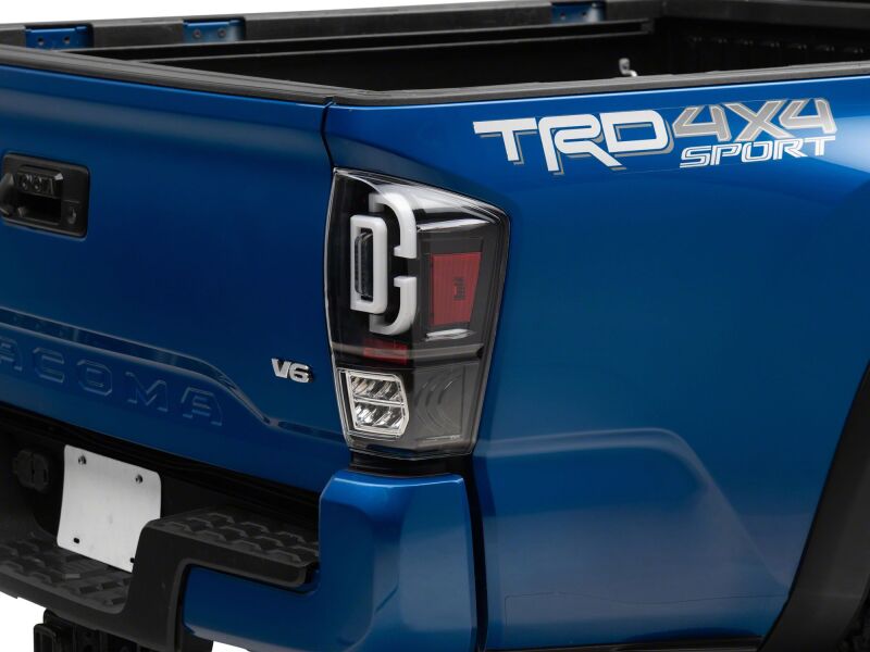 Toyota Tacoma LED Taillights - Raxiom - XW Series Sequential - Black Housing - Clear Lens - `16-`23