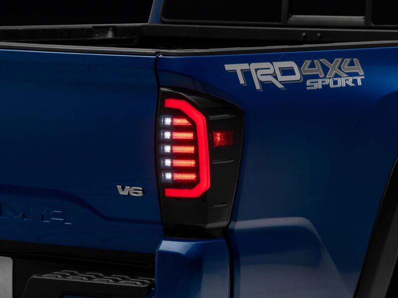 Toyota Tacoma LED Taillights - Raxiom - Axial Series - Black Housing- Smoked Lens - `16-`23