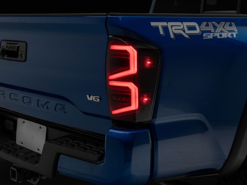 Toyota Tacoma LED Taillights - Raxiom - ST - Black Housing- Smoked Lens - `16-`23
