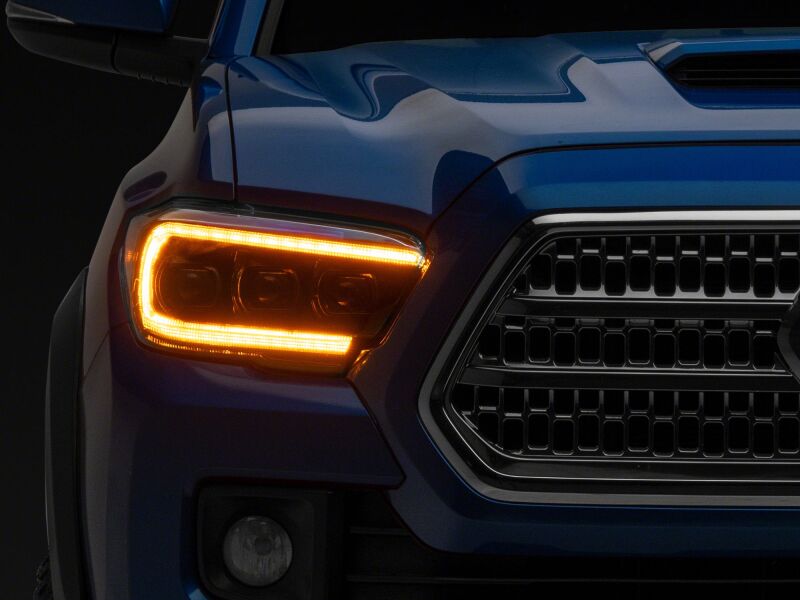 Toyota Tacoma LED Headlights - Raxiom - CXR Series V2 - Black Housing, Clear Lens - `16-`23