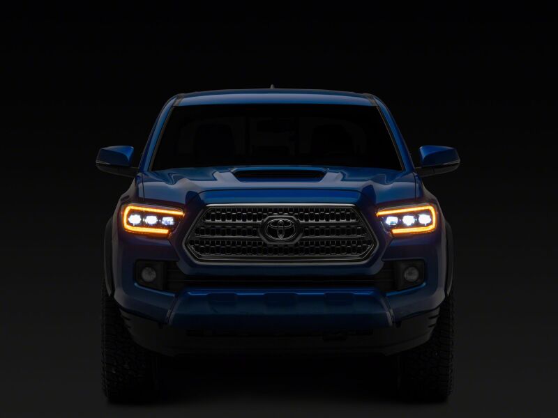 Toyota Tacoma LED Headlights - Raxiom - CXR Series V2 - Black Housing, Clear Lens - `16-`23
