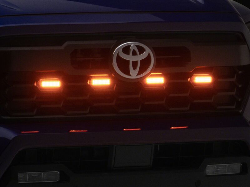 Toyota Tacoma TRD Sport Lighting Kit - Raxiom - LED Grille Light- Amber Lens - Amber - `24-`26
