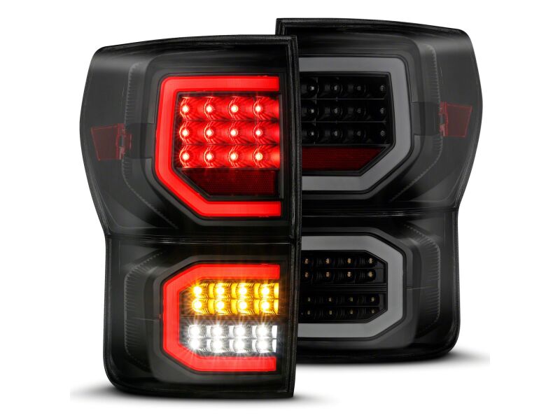 Toyota Tundra LED Taillights - Raxiom - Axial Series - Black Housing, Smoked Lens - `07-`13