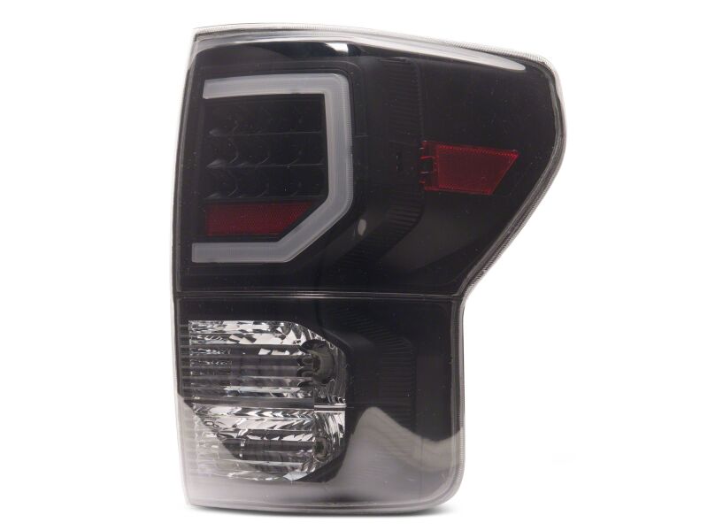 Toyota Tundra LED Taillights - Raxiom - Axial Series Dual C-Shape - Black Housing, Smoked Lens - `07-`13
