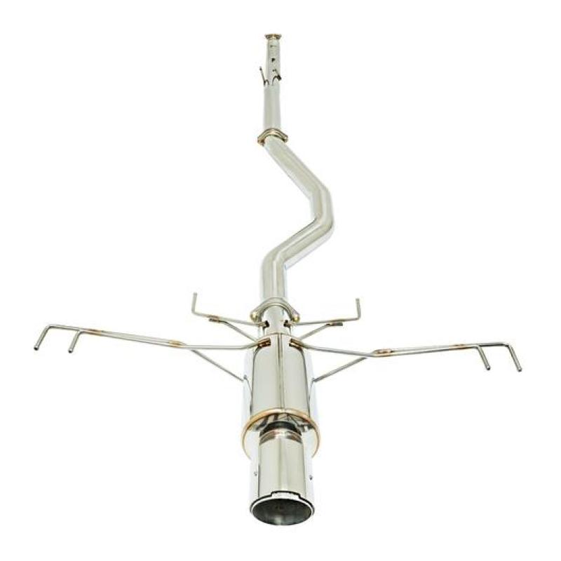 Honda Civic Type R Performance Exhaust - Remark - Cat Back Non Resonated Spec I w/Single Carbon Fiber Tip Cover - `17-`27