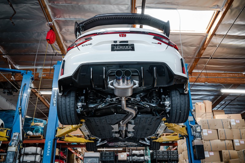 Honda Civic Type-R Performance Exhaust - Remark - Cat-Back, Sports Touring, Titanium, SUS304 Front Pipe - `23-`27