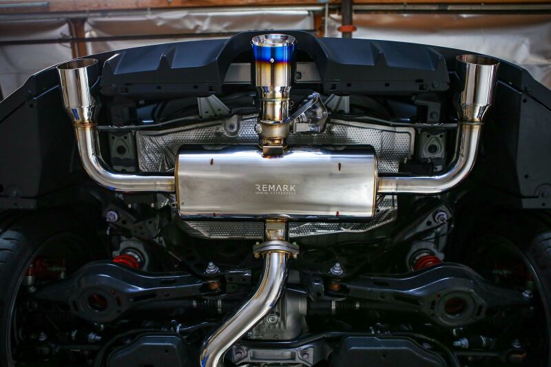 Toyota Corolla Performance Exhaust - Remark - Cat-Back, Elite Spec - Polished & Center Burned - `23-`27