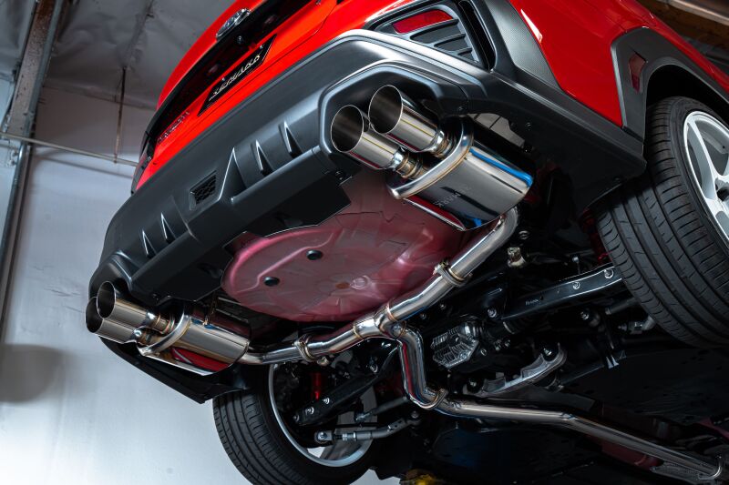 Subaru WRX Performance Exhaust - Remark - Cat Back, Quad Tip, Resonated - `22-`27