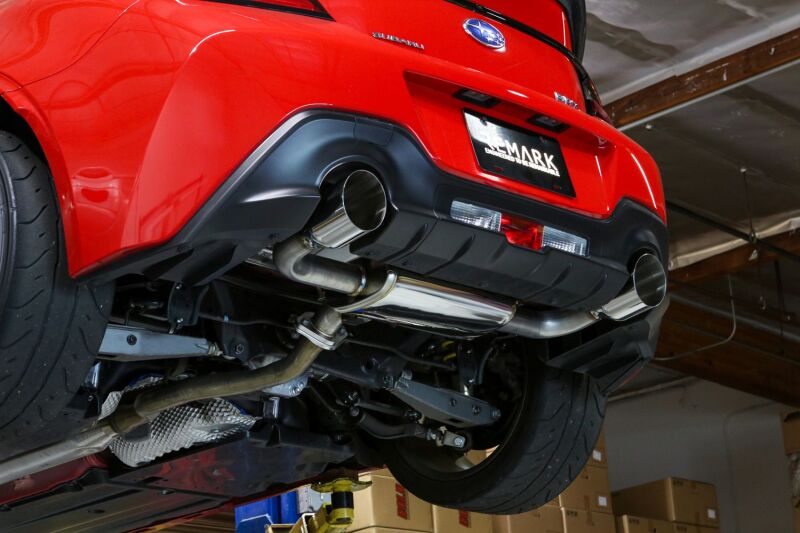 Subaru BRZ Performance Exhaust - Rear - Remark - Axle-Back Exhaust - Stainless Single Wall Tips - `22-`27