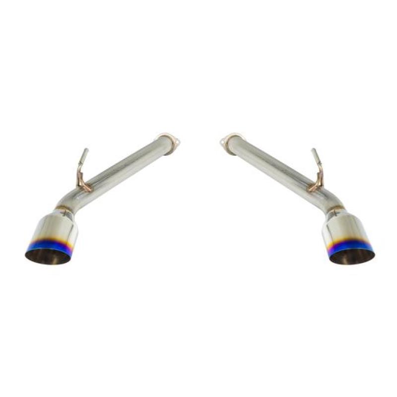Infiniti Q60 Performance Exhaust - Remark - Axle Back, Burnt Stainless Single Wall Tip - `17-`27