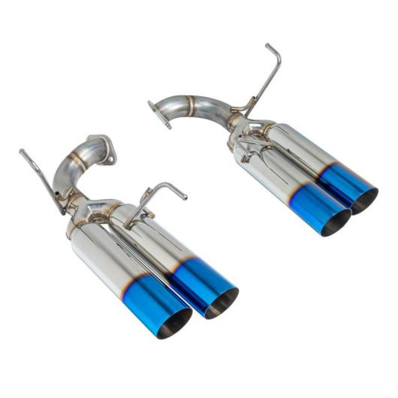Subaru WRX STI Performance Exhaust - Rear - Remark - Axle Back, Boso Edition, Titanium Single Wall Tip - `15-`27