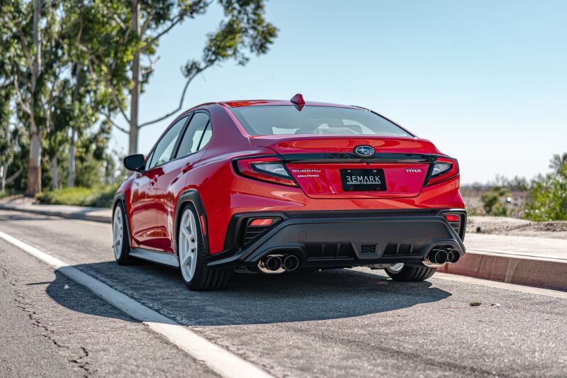 Subaru WRX Performance Exhaust - Remark - Axle Back, Dual Wall Tip - Burnt Stainless Steel - `22-`27